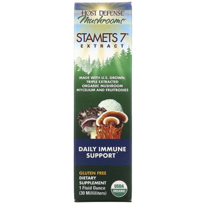 Fungi Perfecti, Stamets 7 Extract, Daily Immune Support, 1 fl oz (30 ml)