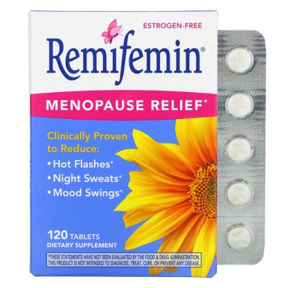 Enzymatic Therapy, Remifemin, Menopause Relief, 120 Tablets