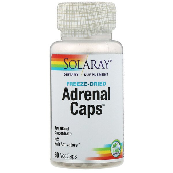 Solaray, Adrenal Caps, 60 VegCaps 1 Solaray, Adrenal Caps, 60 VegCaps