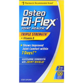 Osteo Bi-Flex, Joint Health, Triple Strength + Vitamin D, 120 Coated Tablets