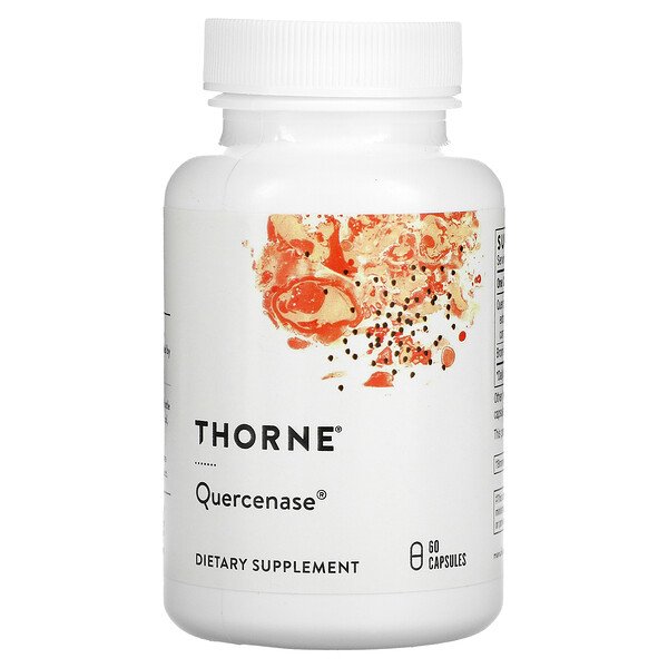 Thorne Research, Quercenase, 60 Capsules 1 Thorne Research, Quercenase, 60 Capsules