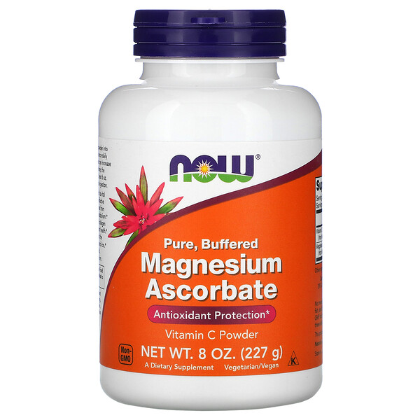 NOW Foods, Pure, Buffered, Magnesium Ascorbate, Vitamin C Powder, 8 oz (227 g) 1 NOW Foods, Pure, Buffered, Magnesium Ascorbate, Vitamin C Powder, 8 oz (227 g)
