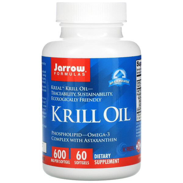 Jarrow Formulas, Krill Oil, 60 Softgels 1 Jarrow Formulas, Krill Oil, 60 Softgels