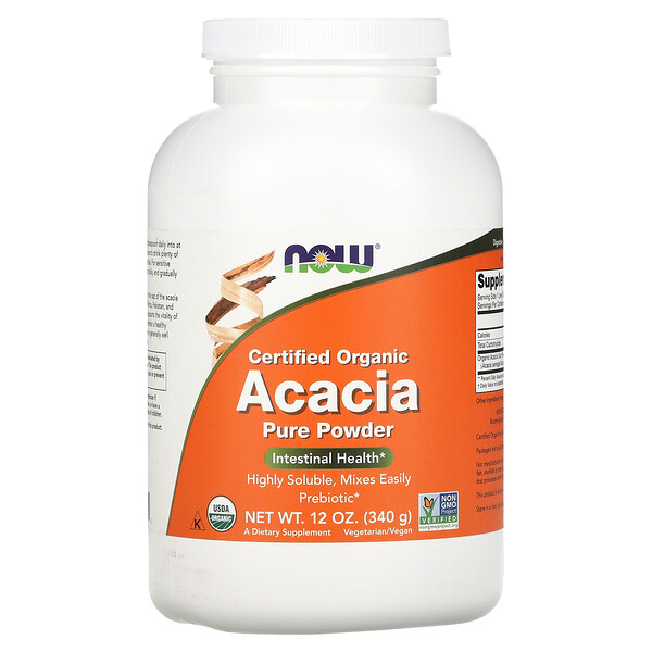 NOW Foods, Acacia Pure, Powder, 12 oz (340 g) 1 NOW Foods, Acacia Pure, Powder, 12 oz (340 g)