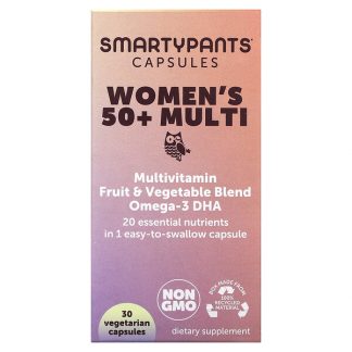 SmartyPants, Women's 50+ Multi, 30 Vegetarian Capsules