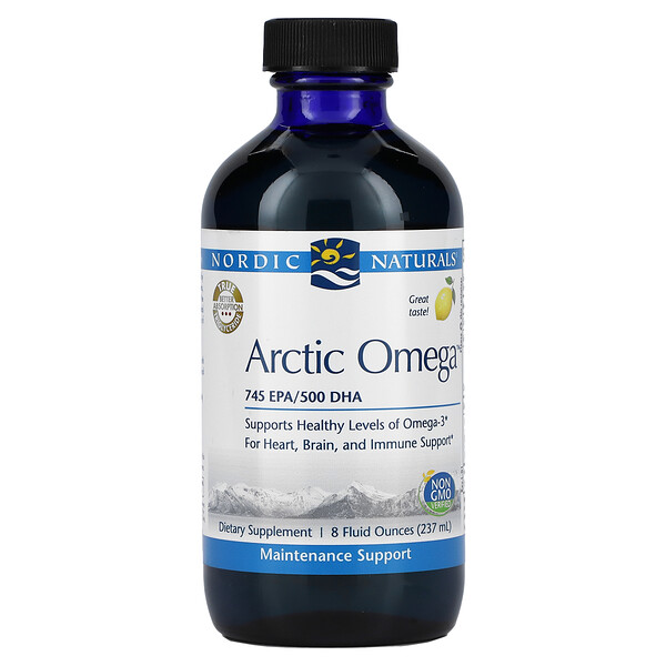 Nordic Naturals, Arctic Omega, Lemon, 8 fl oz (237 ml) 1 Nordic Naturals, Arctic Omega, Lemon, 8 fl oz (237 ml)