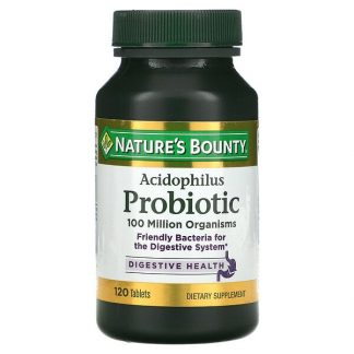 Nature's Bounty, Acidophilus Probiotic, 120 Tablets