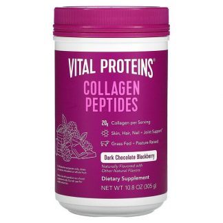 Vital Proteins, Collagen Peptides, Dark Chocolate Blackberry, 10.8 oz (305 g)