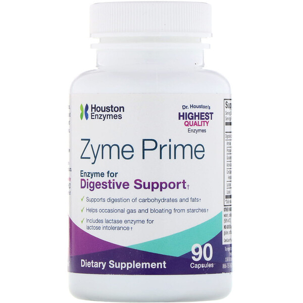 Houston Enzymes, Zyme Prime, 90 Capsules 1 Houston Enzymes, Zyme Prime, 90 Capsules