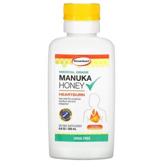 ManukaGuard, Manuka Honey, Medical Grade, Natural Lemon Peach, 6.8 oz (200 ml)