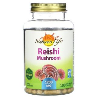 Nature's Herbs, Reishi Mushroom, 1,200 mg, 100 Vegetarian Capsules