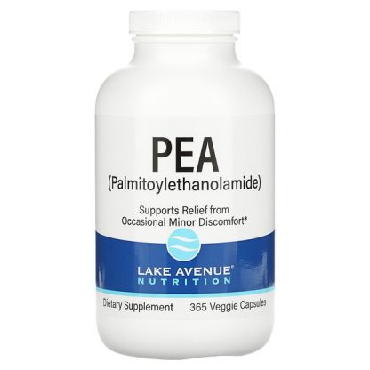 Lake Avenue Nutrition, PEA (Palmitoylethanolamide), 365 Veggie Capsules