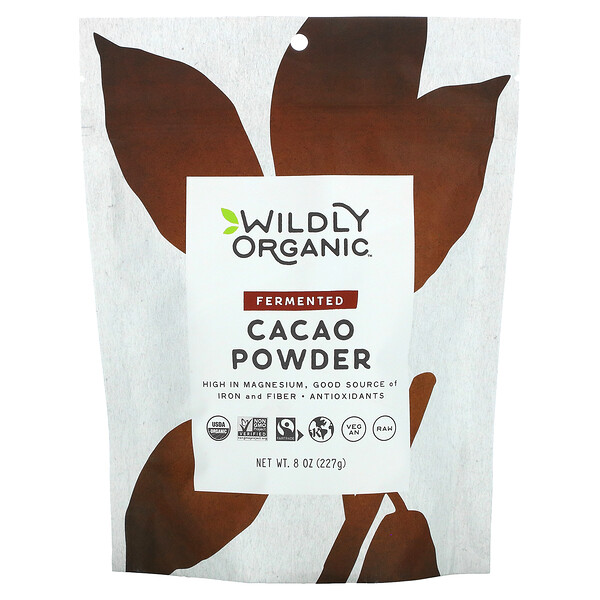 Wildly Organic, Fermented Cacao Powder, 8 oz (227 g) 1 Wildly Organic, Fermented Cacao Powder, 8 oz (227 g)