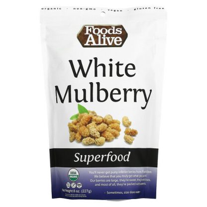 Foods Alive, Superfood, White Mulberry, 8 oz (227 g)