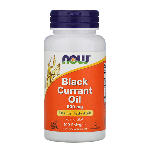 NOW Foods, Black Currant Oil, 500 mg, 100 Softgels 1 NOW Foods, Black Currant Oil, 500 mg, 100 Softgels
