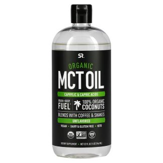 Sports Research, Organic MCT Oil, Unflavored, 32 fl oz (946 ml)
