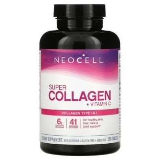 Neocell, Super Collagen + Vitamin C, 250 Tablets