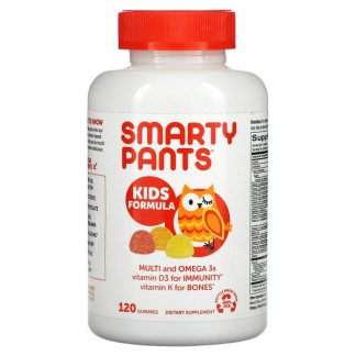 SmartyPants, Kids Formula, Multi and Omega 3s, Strawberry Banana, Orange and Lemon, 120 Gummies