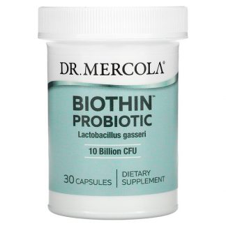 Dr. Mercola, Biothin Probiotic, Lactobacillus Gasseri, 10 Billion CFU, 30 Capsules
