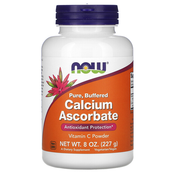 NOW Foods, Pure, Buffered Calcium Ascorbate, Vitamin C Powder, 8 oz (227 g) 1 NOW Foods, Pure, Buffered Calcium Ascorbate, Vitamin C Powder, 8 oz (227 g)