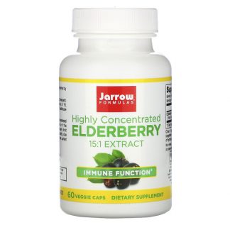 Jarrow Formulas, Highly Concentrated Elderberry Extract, 60 Veggie Caps