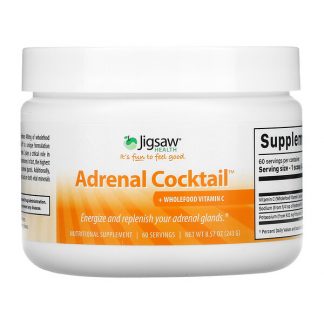 Jigsaw Health, Adrenal Cocktail + Wholefood Vitamin C, 8.57 oz (243 g)