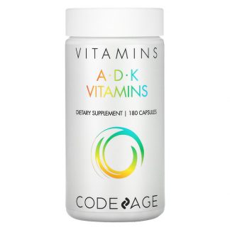CodeAge, Vitamins, A.D.K Vitamins, 180 Capsules