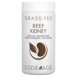 CodeAge, Grass-Fed Beef Kidney, 180 Capsules