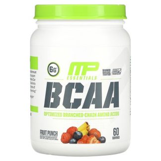 MusclePharm, Essentials, BCAA, Fruit Punch, 1.14 lbs (516 g)