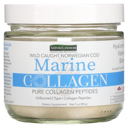 Nature's Answer, Marine Collagen, Wild Caught Norwegian Cod, Unflavored, 3 oz (88 g)