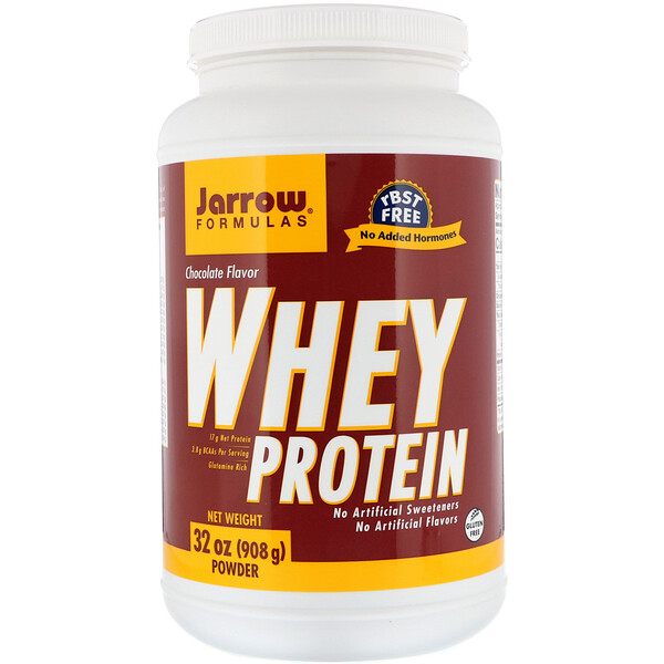 Jarrow Formulas, Whey Protein, Chocolate, 2 lbs (908 g) 1 Jarrow Formulas, Whey Protein, Chocolate, 2 lbs (908 g)