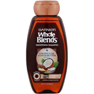 Garnier, Whole Blends, Coconut Oil & Cocoa Butter Smoothing Shampoo, 12.5 fl oz (370 ml)