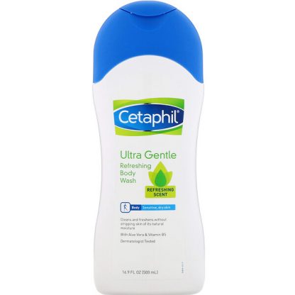 Cetaphil, Ultra Gentle, Refreshing Body Wash, Refreshing Scent, 16.9 fl oz (500 ml)