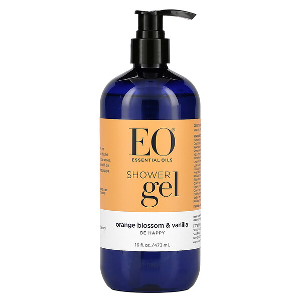 EO Products, Shower Gel, Orange Blossom & Vanilla, 16 fl oz (473 ml) 1 EO Products, Shower Gel, Orange Blossom & Vanilla, 16 fl oz (473 ml)