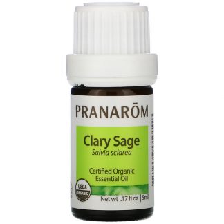 Pranarom, Essential Oil, Clary Sage, .17 fl oz (5 ml)
