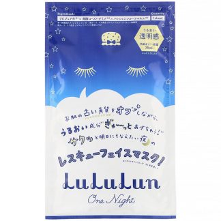 Lululun, One Night R Rescue Beauty Mask, Hydrating & Clarifying, 1 Sheet, 1.18 fl oz (35 ml)