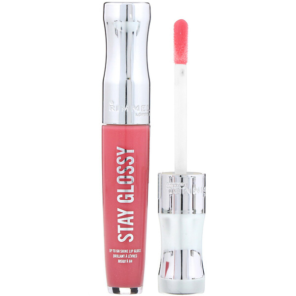 Rimmel London, Stay Glossy Lip Gloss, 150 Claridge's Ruby, 0.18 fl oz (5.5 ml)