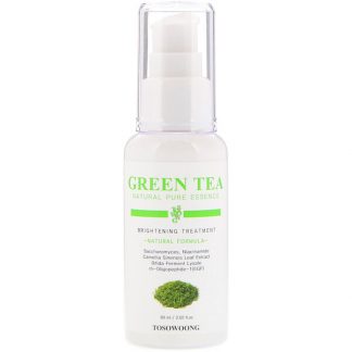 Tosowoong, Green Tea Natural Pure Essence, Brightening Treatment, 2.02 fl oz (60 ml)