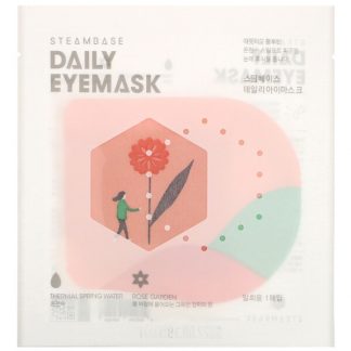 Steambase, Daily Eyemask, Rose Garden, 1 Mask