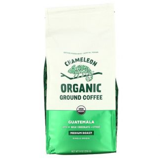 Chameleon Organic Coffee, Organic Ground Coffee, Guatemala, Medium Roast, 9 oz (255 g)