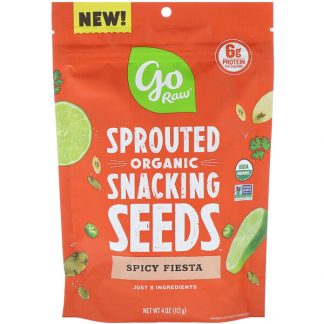 Go Raw, Organic, Sprouted Snacking Seeds, Spicy Fiesta, 4 oz (113 g)