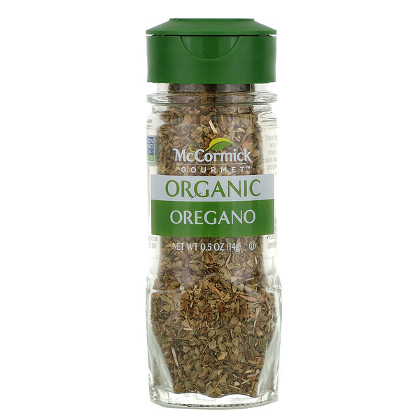 McCormick Gourmet, Organic, Oregano, 0 McCormick Gourmet, Organic, Oregano, 0.5 oz (14 g)