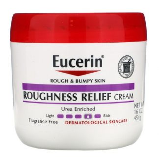 Eucerin, Roughness Relief Cream, Fragrance Free, 16 oz (454 g)