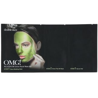 Double Dare, Platinum Green Facial Mask Kit, 1 Kit