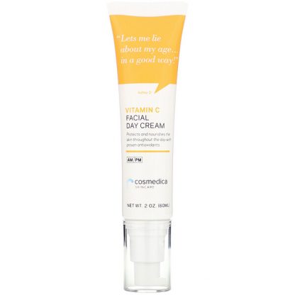 Cosmedica Skincare, Vitamin C Facial Day Cream, 2 oz (60 ml)