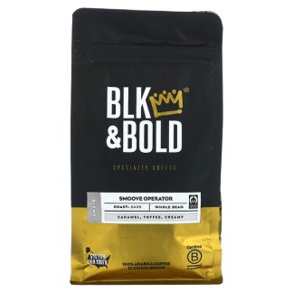 BLK & Bold, Specialty Coffee, Smoove Operator, Whole Bean, Dark Roast, 12 oz (340 g)