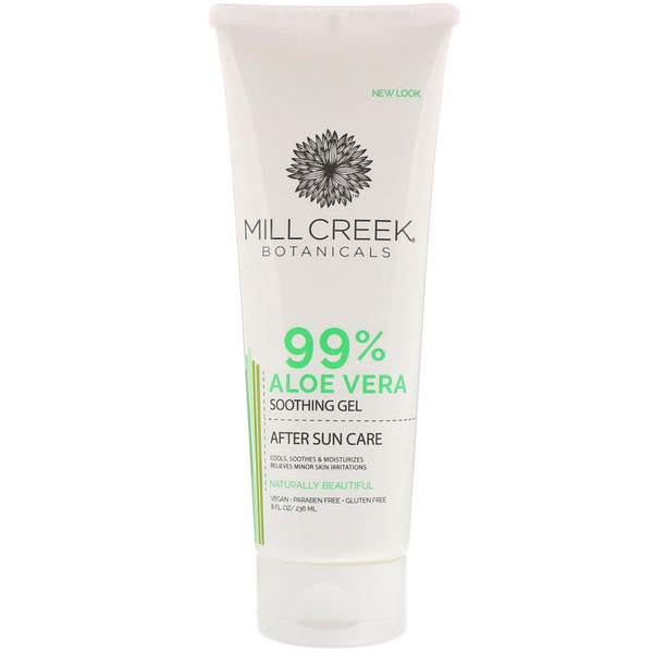 Mill Creek Botanicals, 99% Aloe Vera Soothing Gel, 8 fl oz (236 ml) 1 Mill Creek Botanicals, 99% Aloe Vera Soothing Gel, 8 fl oz (236 ml)