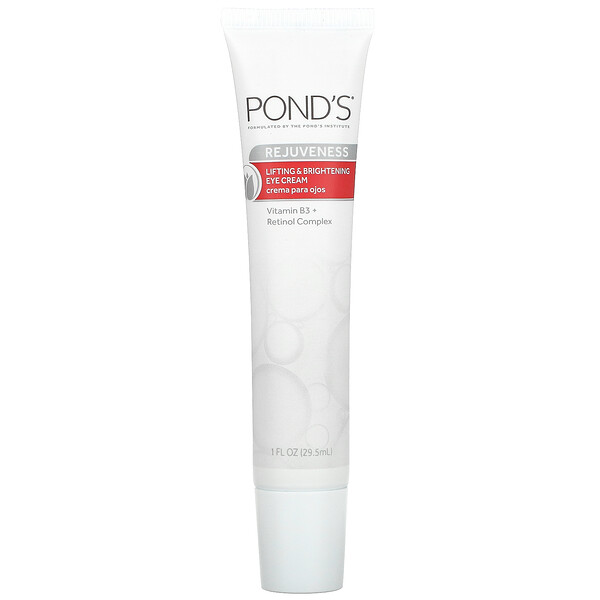 Pond's, Rejuveness, Lifting & Brightening Eye Cream, Fragrance Free, 1 fl oz (29.5 ml)