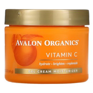 Avalon Organics, Vitamin C, Gel Cream Moisturizer, 1.7 oz (48 g)