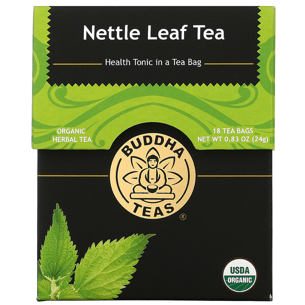 Buddha Teas, Organic Herbal Tea, Nettle Leaf, 18 Tea Bags, 0 Buddha Teas, Organic Herbal Tea, Nettle Leaf, 18 Tea Bags, 0.83 oz (24 g)